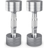 Гантель UNIX FIT PRO круглая хромированная 3 кг, 2 шт. DBRND3PCEx2